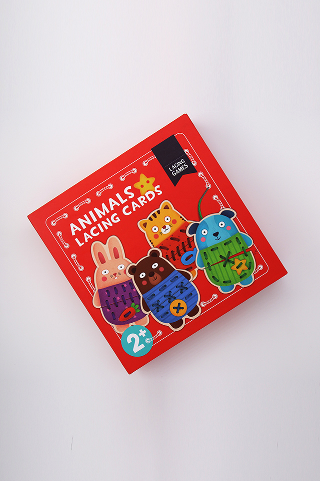 Animals Lacing Cards