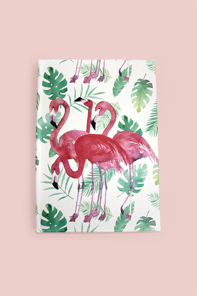 Flamingo Hardcover Notebook A5