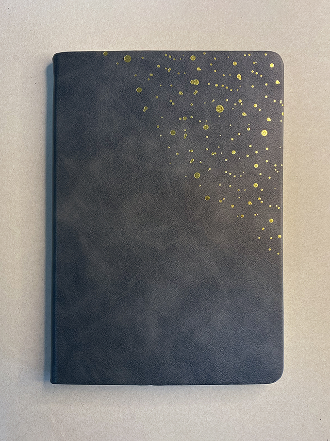 Notebook,PU hardcover A5, 96 sheets 70g paper