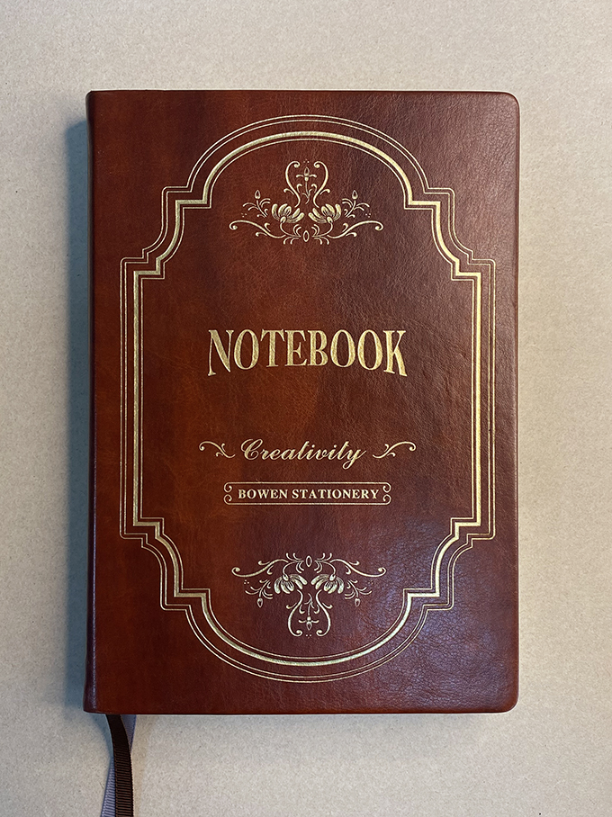 Notebook,PU hardcover
A5, 96 sheets 70g paper